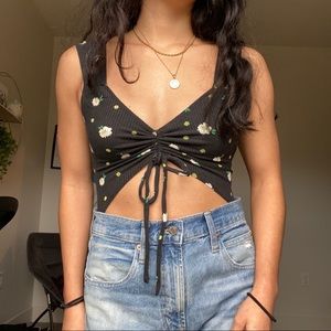 [SOLD❤️] Floral cutout body suit